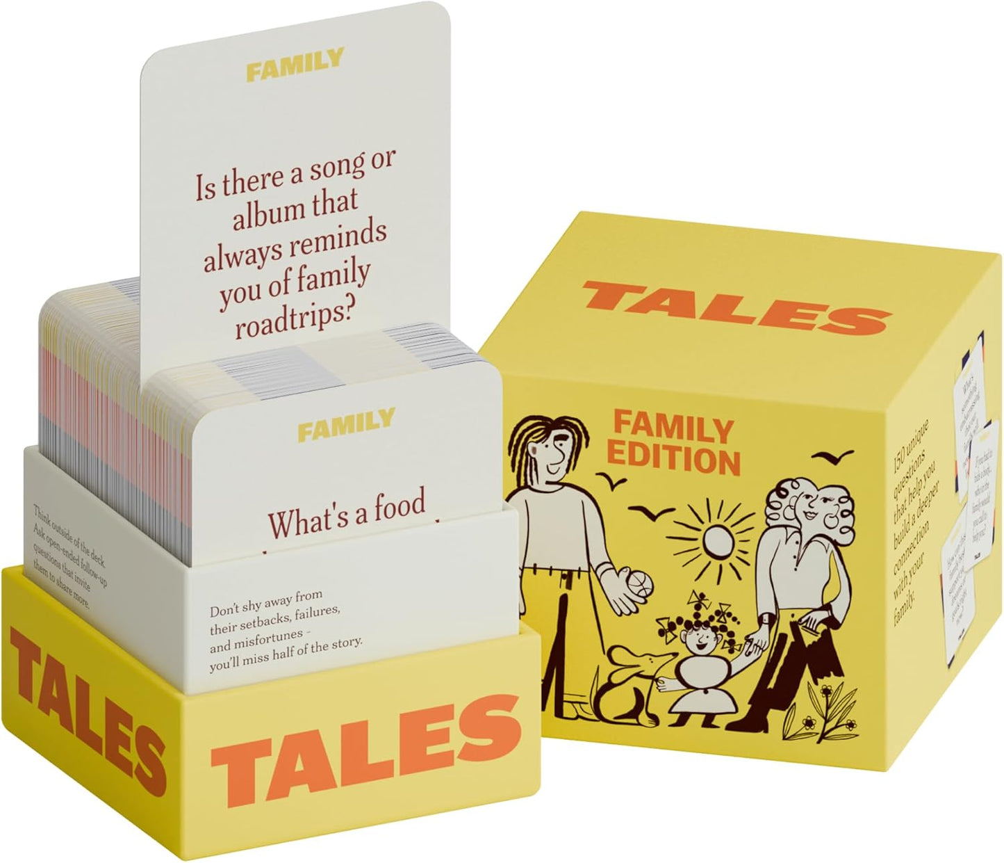 TALES 150 Conversation Cards, Friends Edition, Fun Friend Games for Adults, Teens, Kids, Perfect for Parties, Game Nights, Gifts & Gatherings, Conversations with Friends, Meaningful Connections