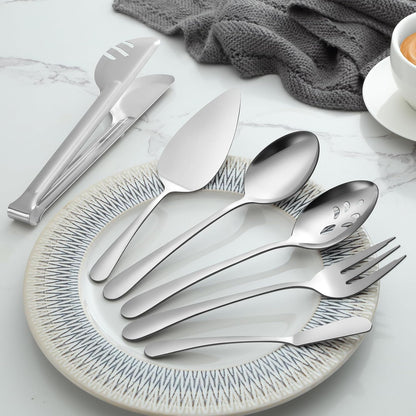 Pleafind 16 PCS Mini Serving Tongs - 4.3 inch, Food-Grade 18/8 Stainless Steel Mini Tongs, Mirror-polished Charcuterie Accessories for Coffee shops, tea party, bars, Sugar and Ice Bucket