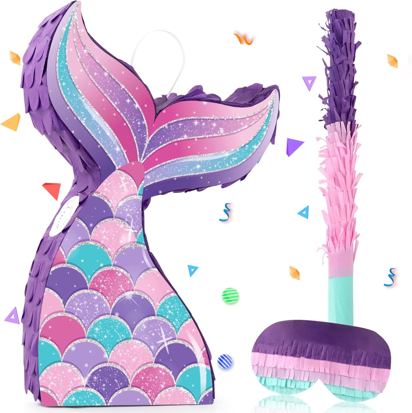 Easter Bunny Pinata Funny Bunny Egg Pinata with Blindfold & Stick for Birthday Decorations Easter Party Supplies Spring Decorations