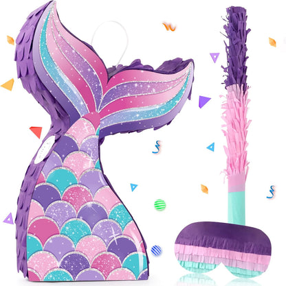 Easter Bunny Pinata Funny Bunny Egg Pinata with Blindfold & Stick for Birthday Decorations Easter Party Supplies Spring Decorations