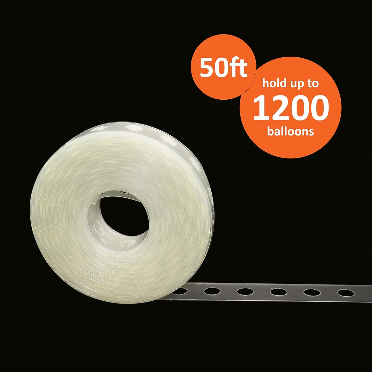 Balloon Decorations 50 Ft Strip Tape Arch Garland Streamer Ribbon Decorating Connectors for Wedding Birthday Party Baby Shower DIY