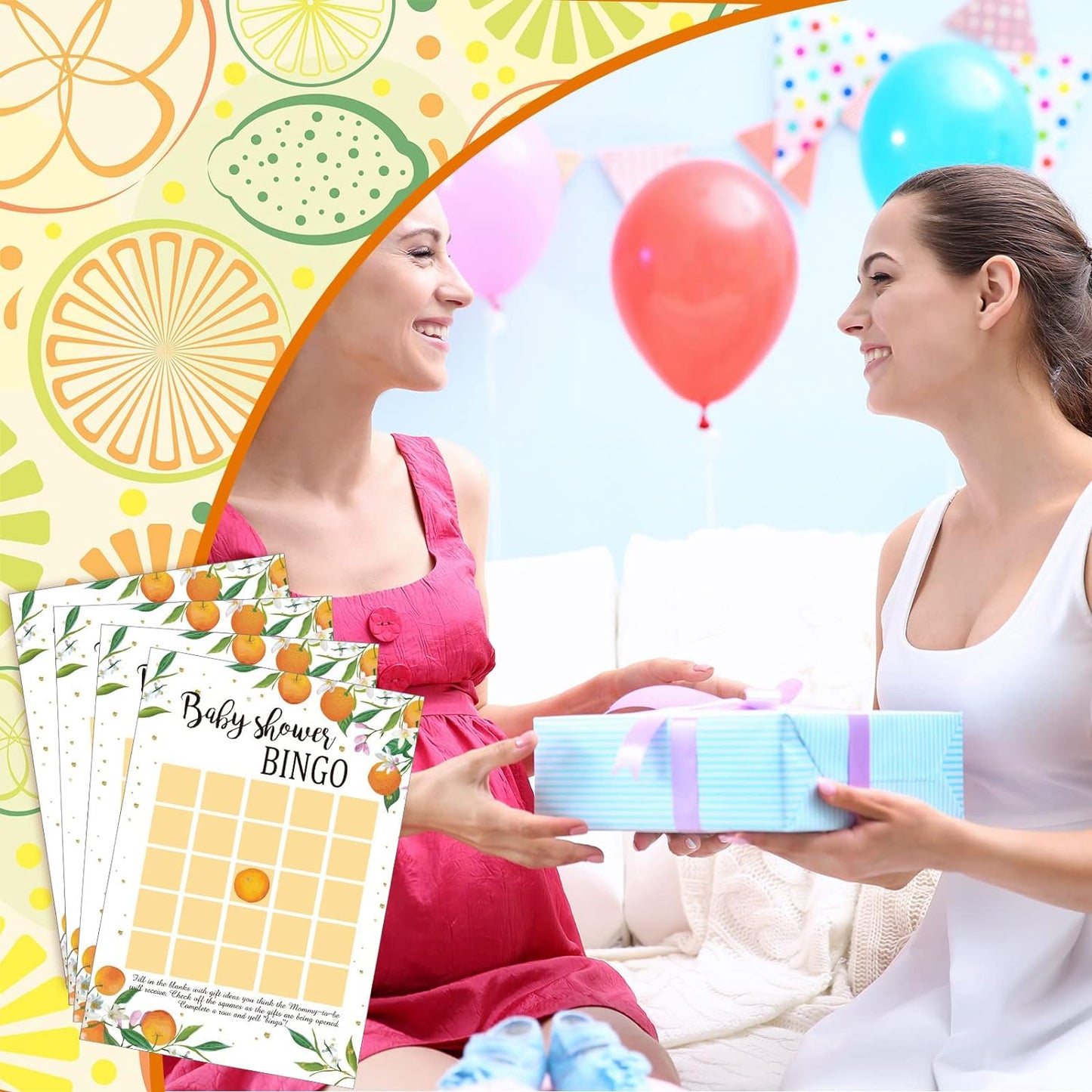 Yinder 145 Pcs Baby Shower Games Activities Cards with 20 Pencils Includes Baby Bingo Description and Wishes Guess Who Price is Right Word Scramble Game(Here Comes the Son)