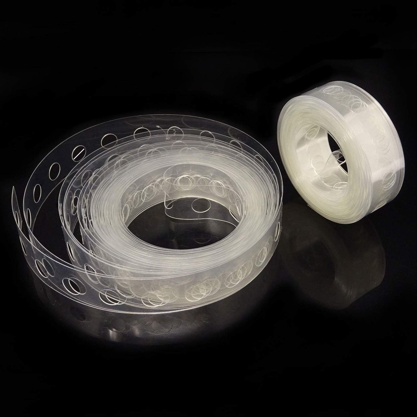 Honbay 4 Rolls Clear Single Hole Balloon Garland Kits Balloon Decorating Strips Tapes for Wedding and Party (16 Feet of each Roll)