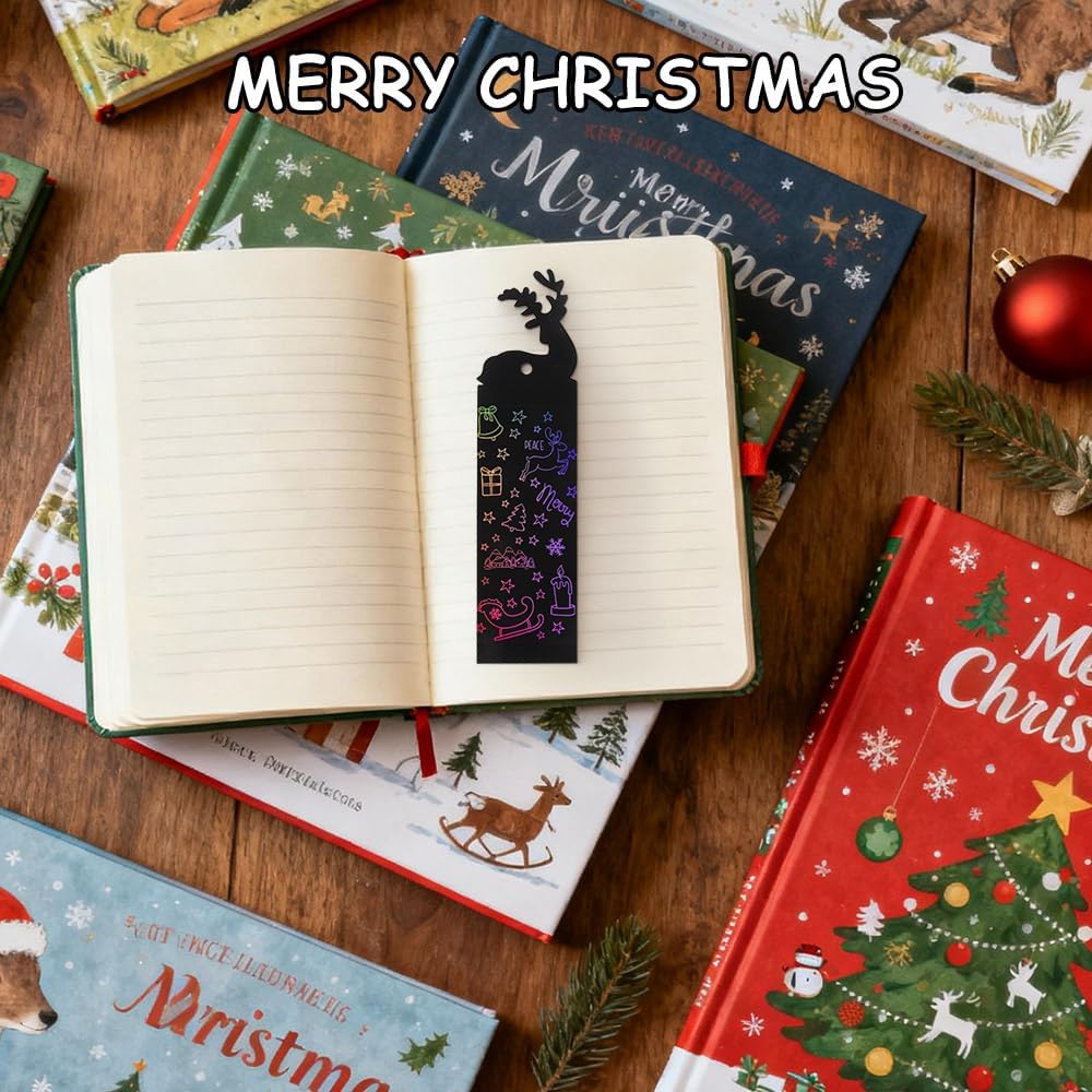 Christian Rainbow Scratch Bookmarks,Easter Basket Stuffers,Party Favors 60 Ribbons 30 Bamboo Stylus Bible Art Crafts Sunday School Crafts Christmas Scratch Off Cards Religious Gifts