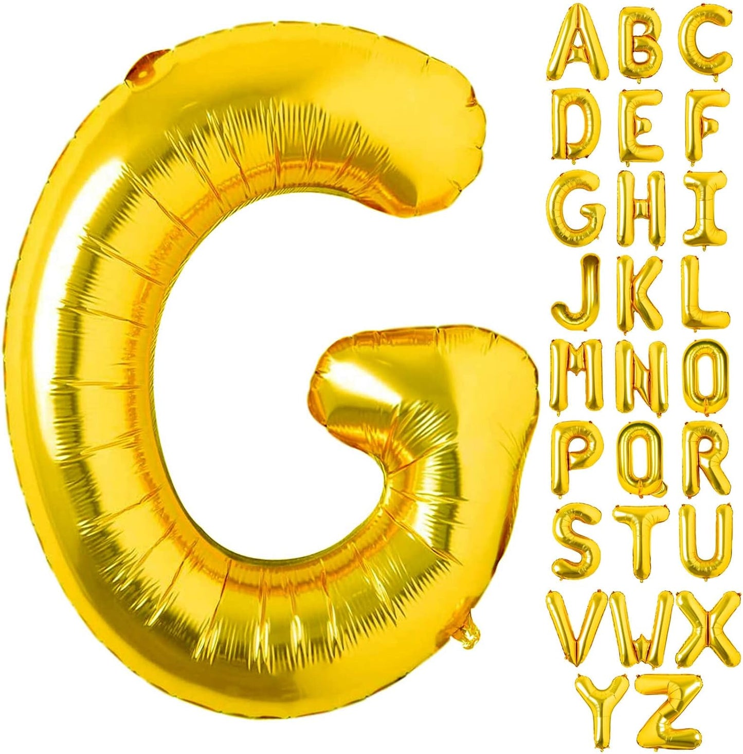 Lovoir 40 Inch Large Gold Letter A Balloons Big Size Jumbo Mylar Foil Helium Balloon for Birthday Party Celebration Decorations Alphabet Gold A