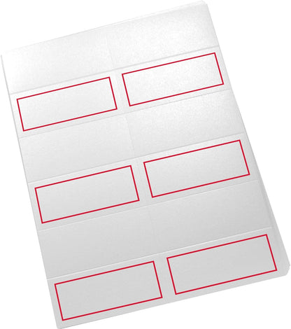 Single Line Border Printable Place Cards, Gold (Choose Color), Set of 60 (10 Sheets), Laser & Inkjet Printers - Wedding, Party, Dinner, and Special Events - Made in the USA