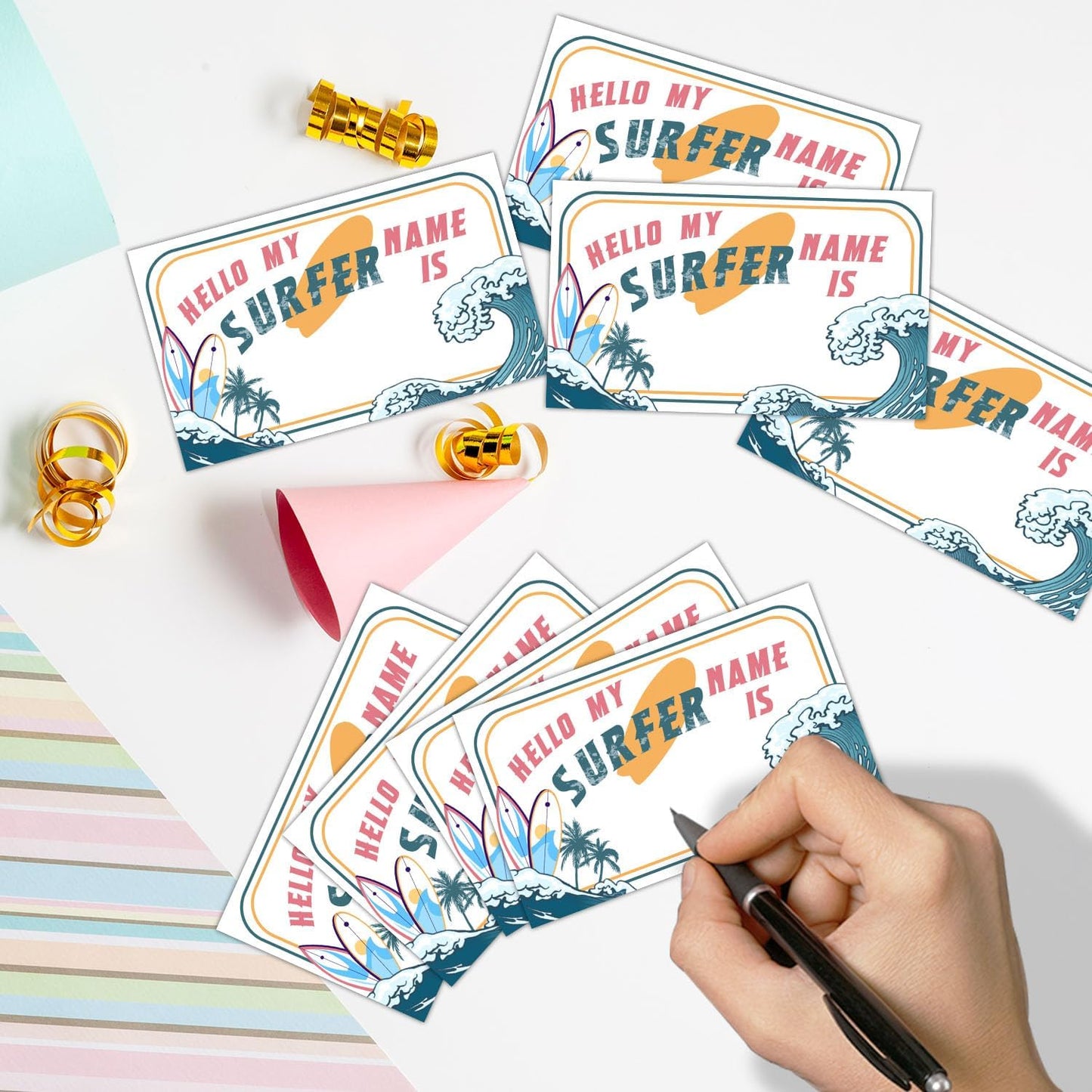 Gamer Birthday Party Decorations, Funny Video Game Party Night Favors Set,What's Your Gamer Name Perfect for Birthday Party Baby Shower Activities(31pcs)
