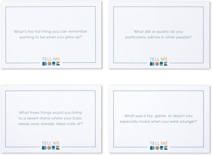 Tell Me More: A Conversation Starter Game of Questions to Deepen Connection