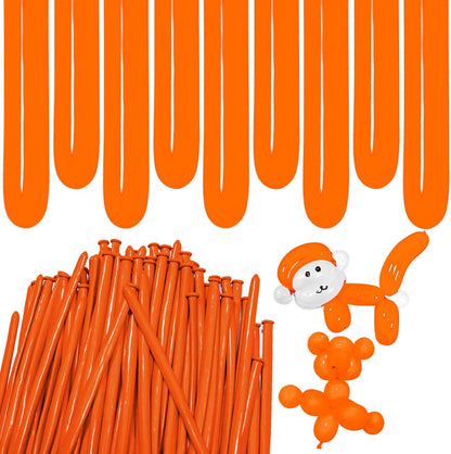 260 Balloons Clear, Thickening Long Balloons for Tying Arch, Twisting Latex Animals Magic Modeling Skinny Birthday Balloon for Kid‘s Party Wedding Decoartion Supply 100pcs