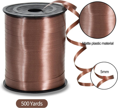 TONIFUL 500 Yards Curling Ribbon-Balloon Ribbon-Balloon String for Art&Craft Decor,Gift Wrapping,Ribbons and Bows for Christmas New Year Birthday Gifts (Silver)