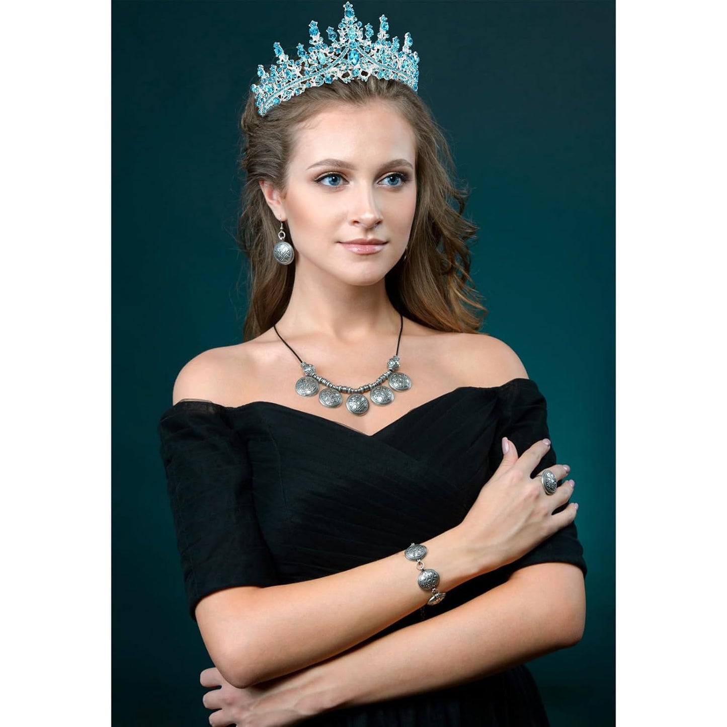 VELSCRUN Purple Crystal Birthday Tiara Crowns for Women Girls It's My Birthday Sash Queen Girls Princess Crown with Combs Happy Birth Party Decorations Mom Sisters Birth Gift Hair Accessories