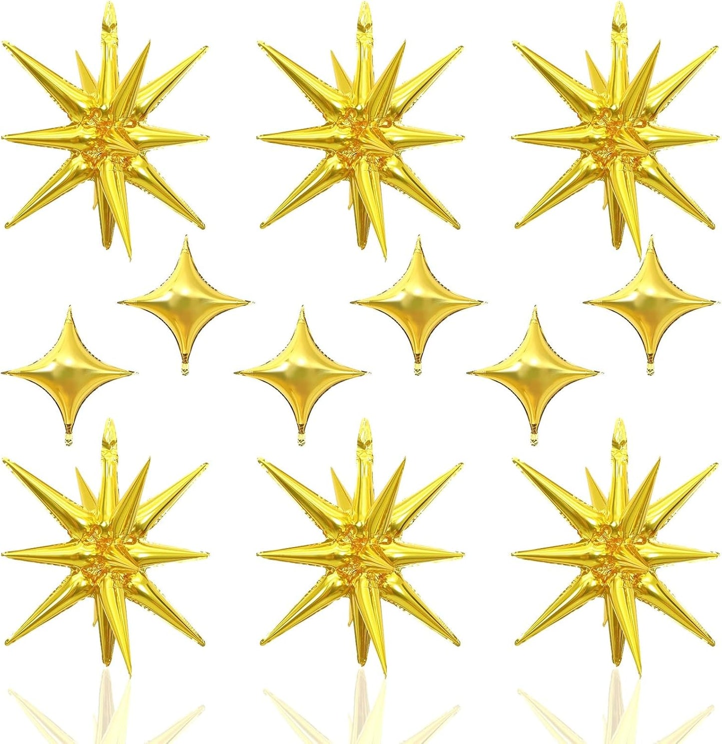 HILAVO Crown Balloons, Large Gold Foil Crown Balloons Gold Crowns Decoration for King and Queen Party Royalty Birthday Wedding Party Baby Shower Decorations Supplies