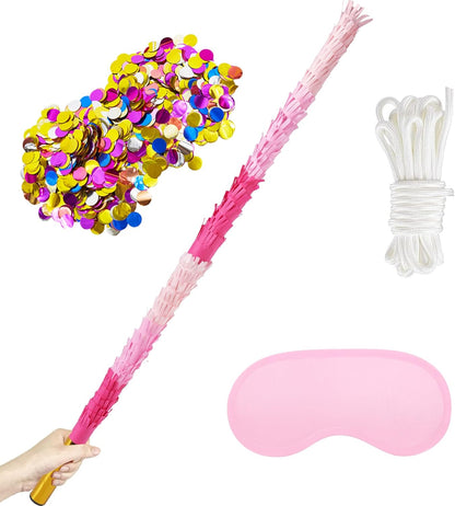 PCFING 30 Inch Piñata Stick Kit Blue Very Sturdy Will Not Break, Suitable for Boys Girls Adults Can Have Fun at Any Party