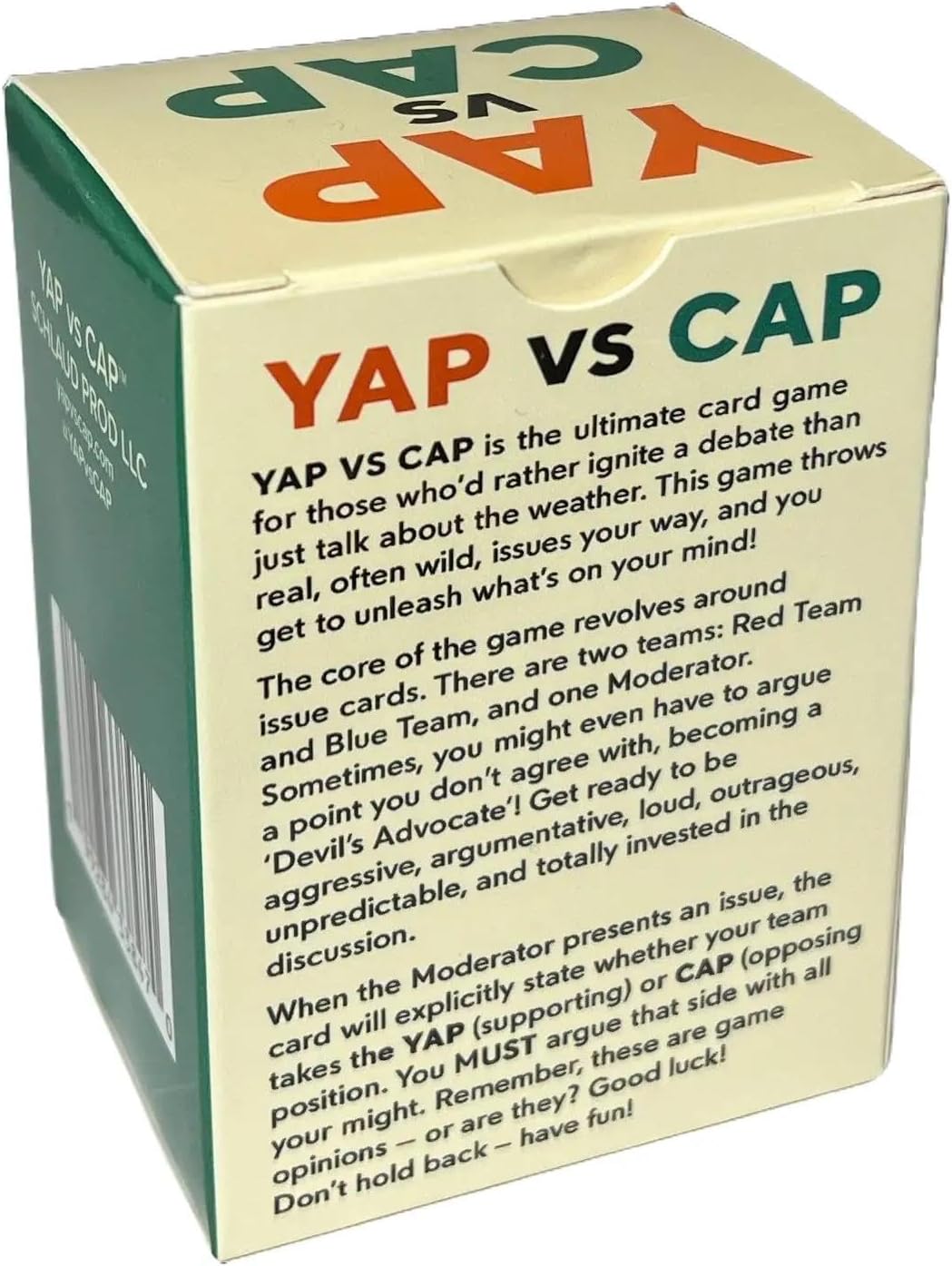 The Party Game of Yappin & Cappin - Fun Social Party Game for Gatherings with Bold Opinions and Wild Debates