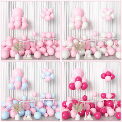 Amandir 153pcs White Sand Balloons Arch Garland Kit Different Sizes 18 12 10 5 Inch Cream Beige Sand White Latex Balloon for Birthday Boho Neutral Baby Shower Wedding Anniversary Party Decorations