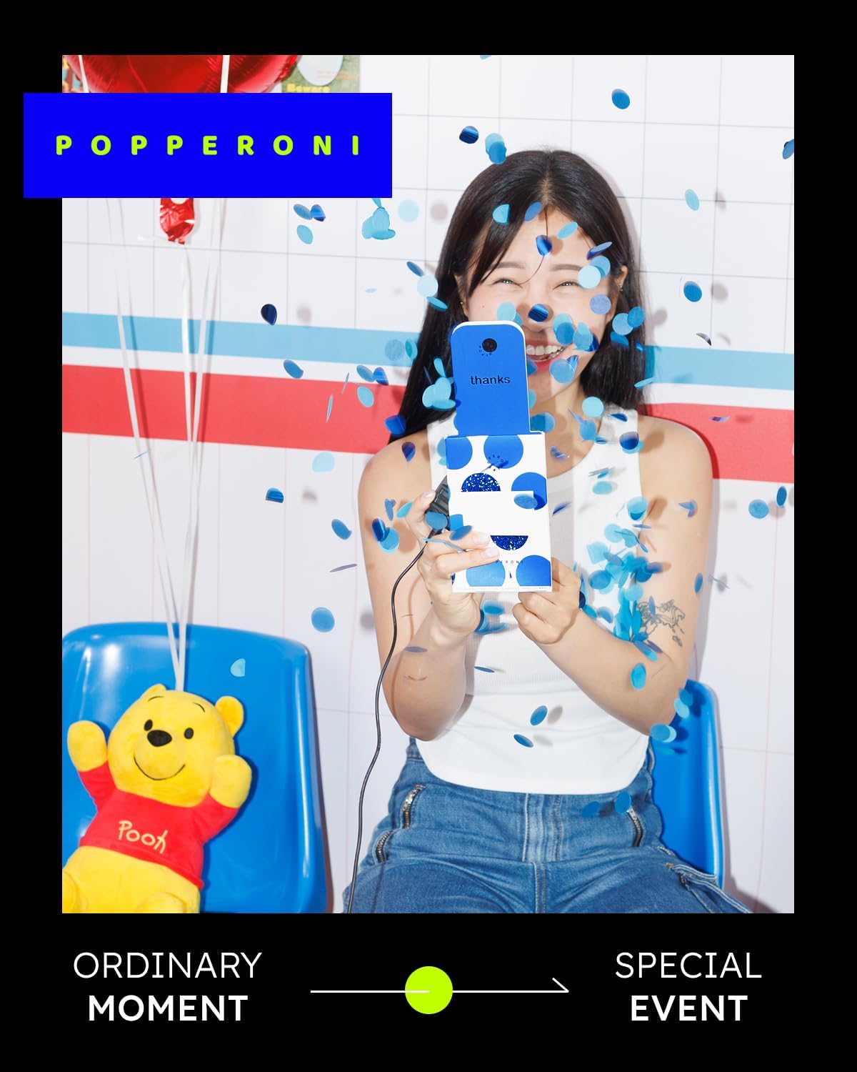 Confetti Popper Birthday Card Pop Up Surprise Greeting Cards Funny Congratulations Gift Idea for Party