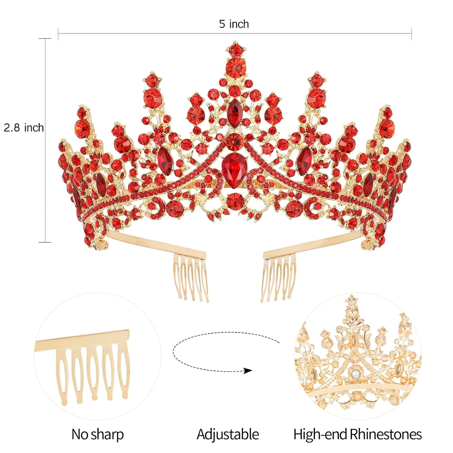 VELSCRUN Purple Crystal Birthday Tiara Crowns for Women Girls It's My Birthday Sash Queen Girls Princess Crown with Combs Happy Birth Party Decorations Mom Sisters Birth Gift Hair Accessories