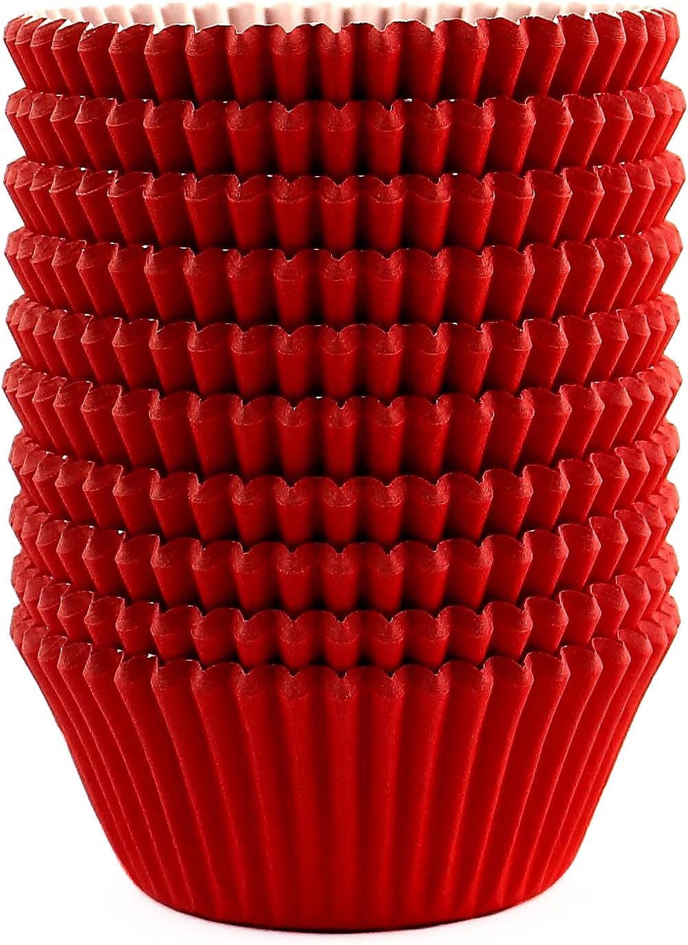 Standard Size Baking Cups Food-Grade Greaseproof Paper Cupcake Liners 200 Pcs (Natural)