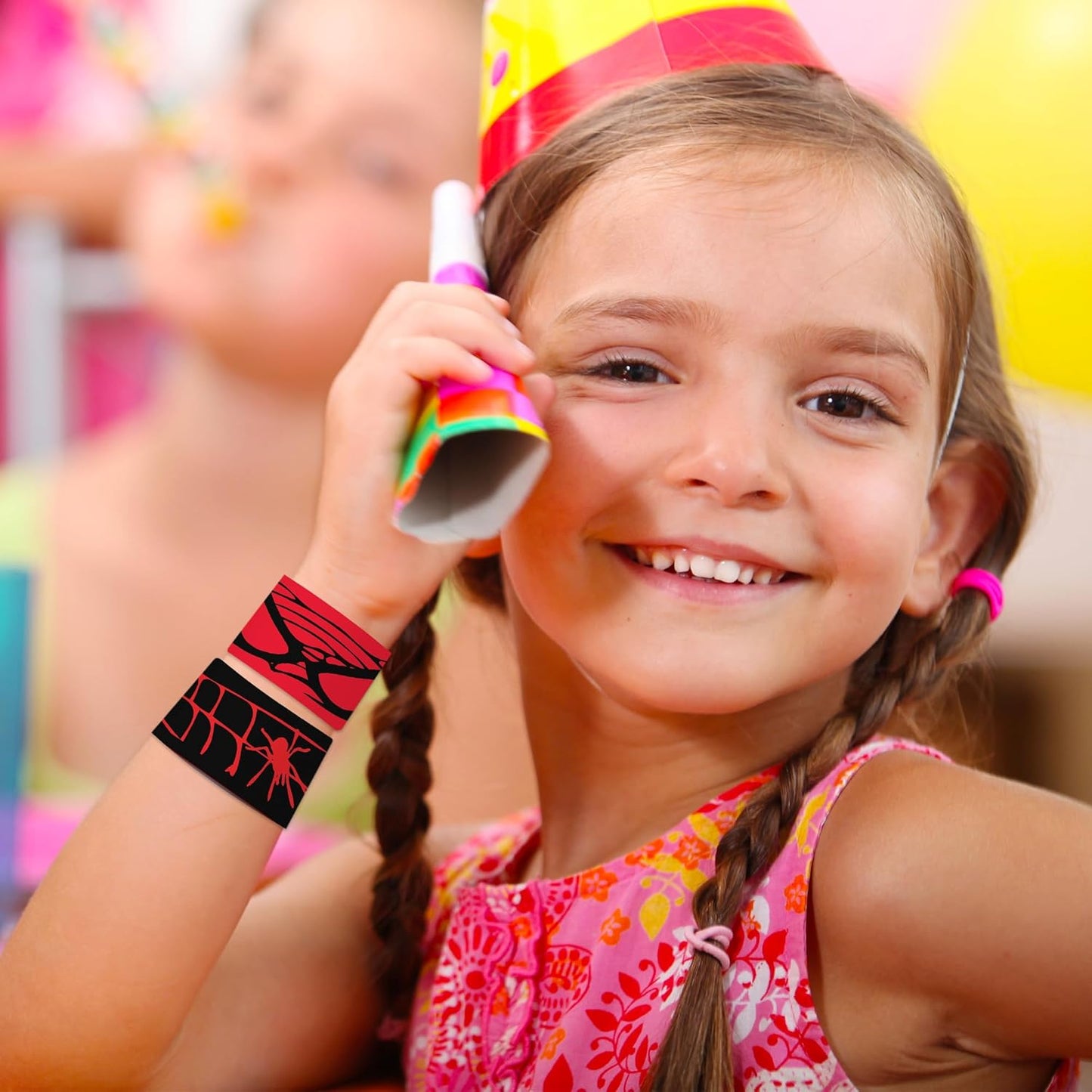 24Pcs Birthday Party Supplies Favors,Slap Wristband Set,Best for Fill Up the Goodie Bags
