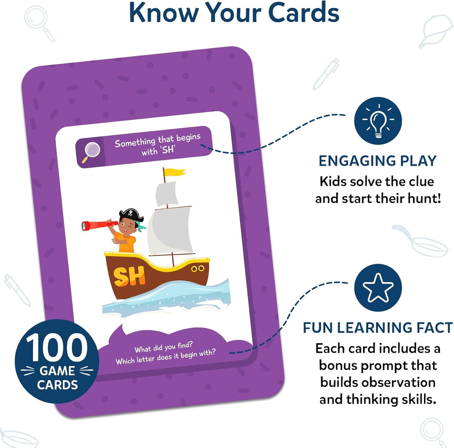 Skillmatics Outdoor Scavenger Hunt Card Game - Found It, Learning Toys, Educational Game Collections, Gifts for Kids, Boys, Girls and Families, for Ages 4, 5, 6, 7, Perfect for Home, School, Playdates