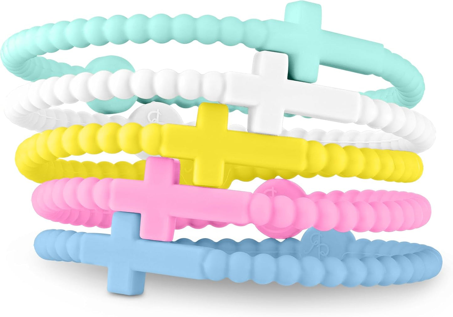 Ryan & Rose Jesus Bracelets - Cross Silicone Bracelet
