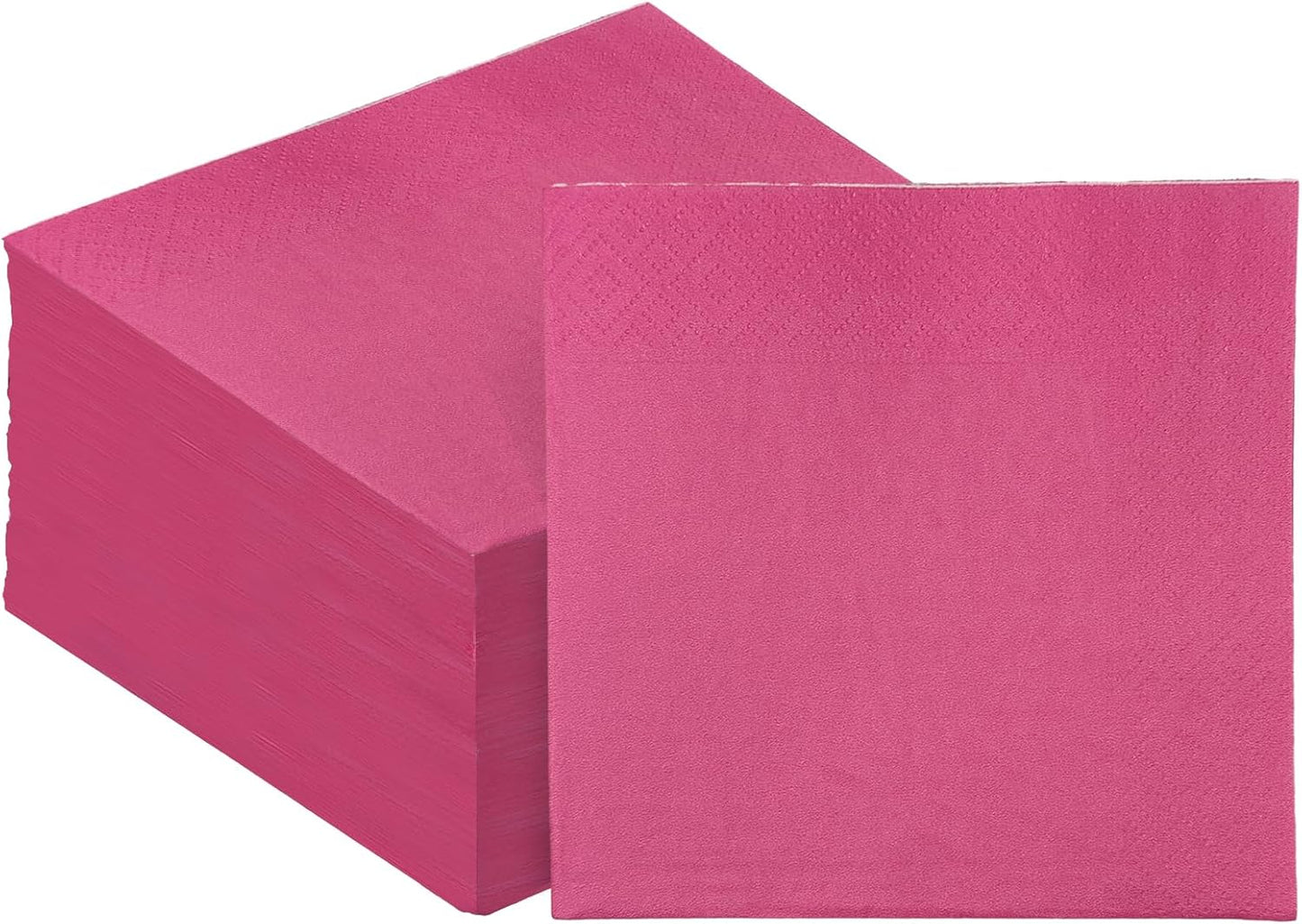 24 colors Cocktail Napkins 5 * 5inch disposable Beverage Napkin paper for Cocktail, Wedding, Dinner，Brithday Party Dessert Wine Paper Napkins（ 120 Count）