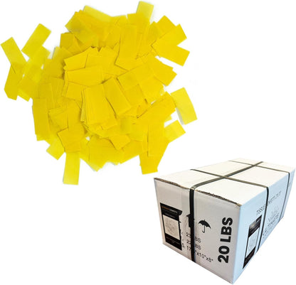 Ultimate Confetti, Multicolor Biodegradable Confetti - Rectangular Fluttering Tissue Paper Confetti for Cannon and Launcher use - Best for Holidays, Birthday, Wedding, and Parties - 1 lb, 16 oz