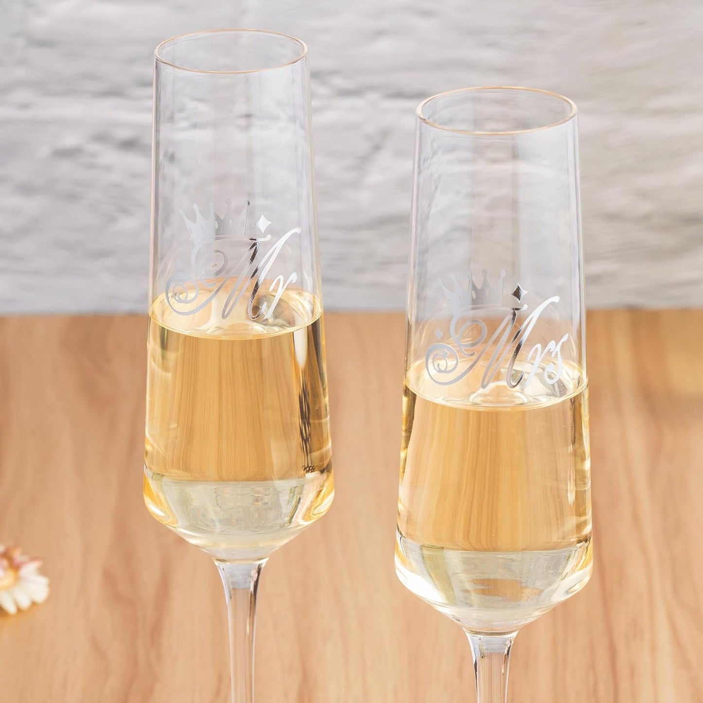 Wedding Cake Knife and Server Set, Bride Groom Mr and Mrs Champagne Flutes Glasses, Cake Cutting Set for Wedding with Forks, Bridal Shower Gifts Wedding Anniversary Engagement Gifts