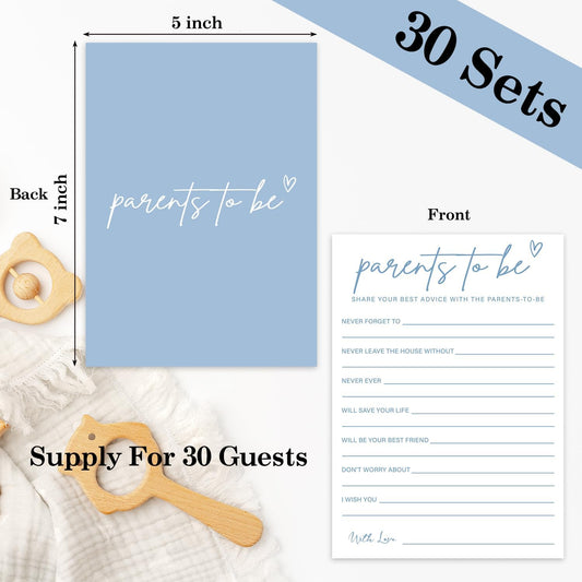 Baby Shower Games - Bingo, Gender Reveal Games, Baby Shower Activities, 30 Cards -BBG09