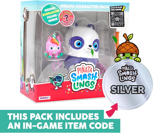 Pinata Smashlings: Pinata Box - Sana The Panda - Kids Articulated 5" Pinata Character Figure w/Pinata Stick, 2 Exclusives & Hidden Smashling, Toikido