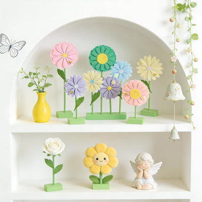 SUNBEAUTY 4PCS Honey Bee Honeycomb Centerpieces Decorations Yellow Bee Honeycomb Table Centerpieces with Sunflower Stickers for Baby Shower Birthday Gender Reveal Birthday Decoration