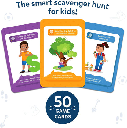 Skillmatics Outdoor Scavenger Hunt Card Game - Found It, Learning Toys, Educational Game Collections, Gifts for Kids, Boys, Girls and Families, for Ages 4, 5, 6, 7, Perfect for Home, School, Playdates