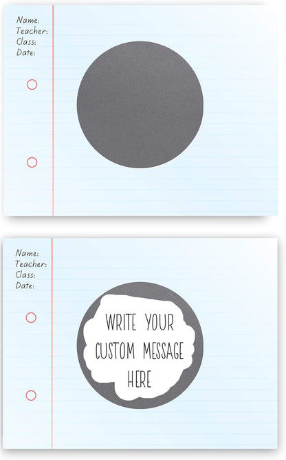 My Scratch Offs - Customizable Scratch-Off Cards Graffiti Design for Prizes, Classroom Rewards & Teacher Supplies, 50 Pack