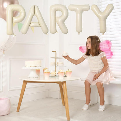 Cream Letter A Balloons,40 Inch Balloons Letter A Mylar Helium Large A Balloon for Birthday Party Anniversary Decorations