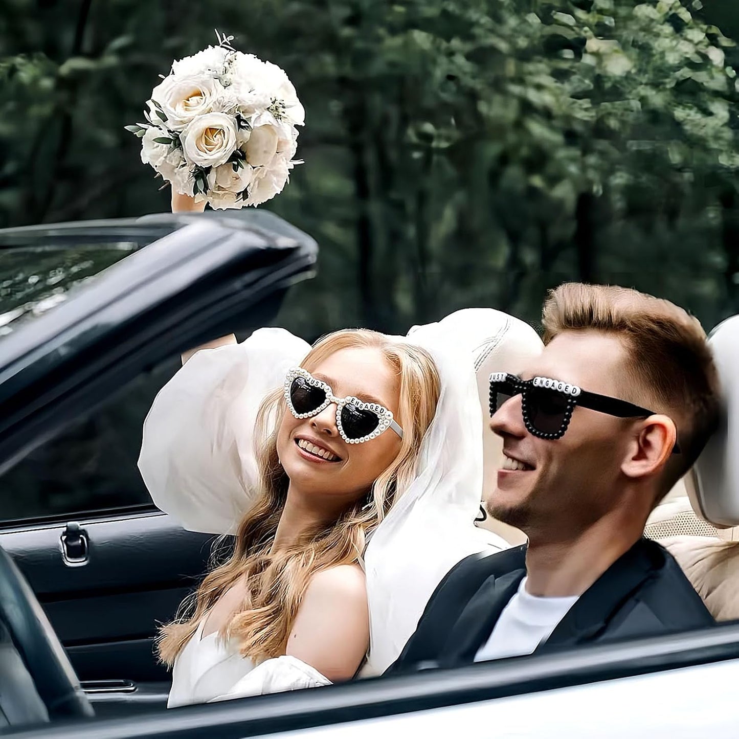 Engagement Party Decorations Just Engaged Sunglasses for Engagement Decor Just Engaged Party
