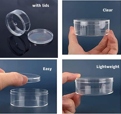 KissYou Acrylic Box Clear Boxes with Lid 12 Packs Small Candy Box Display Square Cube Wedding Graduation Party Decorations Jewlry Gift Box