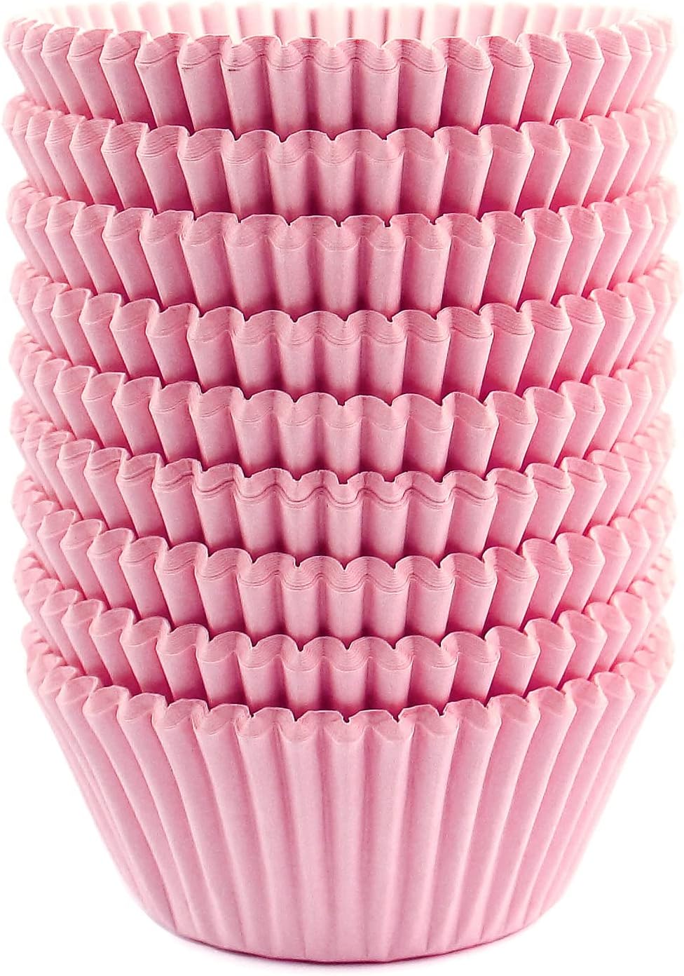 Standard Size Baking Cups Food-Grade Greaseproof Paper Cupcake Liners 200 Pcs (Natural)