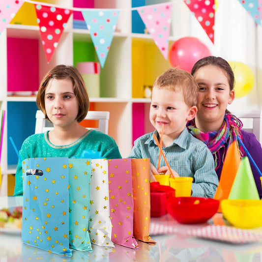 40 Pack Party Favor Bags Goodie Bags for Birthday Party Gift Bag Bulk for Baby Shower, Wedding, Thanksgiving, Christmas, New Years
