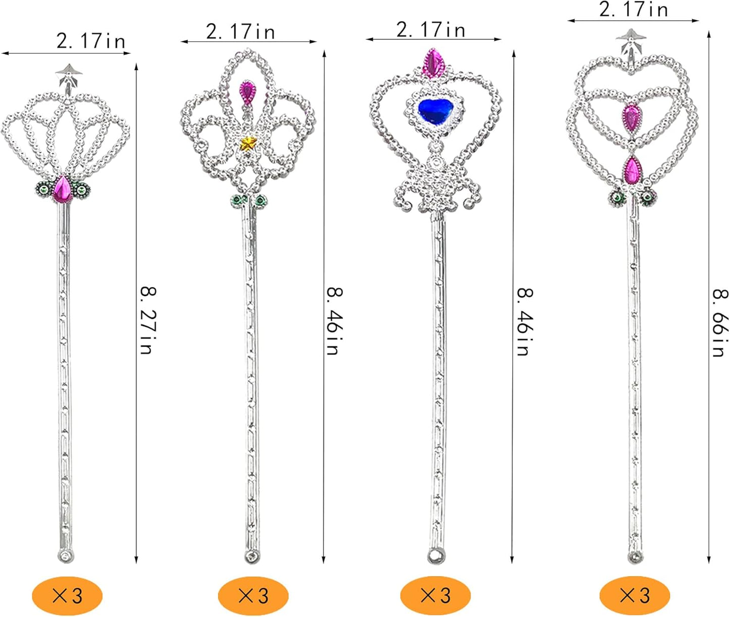 Fairy Magic Dress-Up Wand Set Princess Wand Girl Dress-Up Game Costume Cosplay