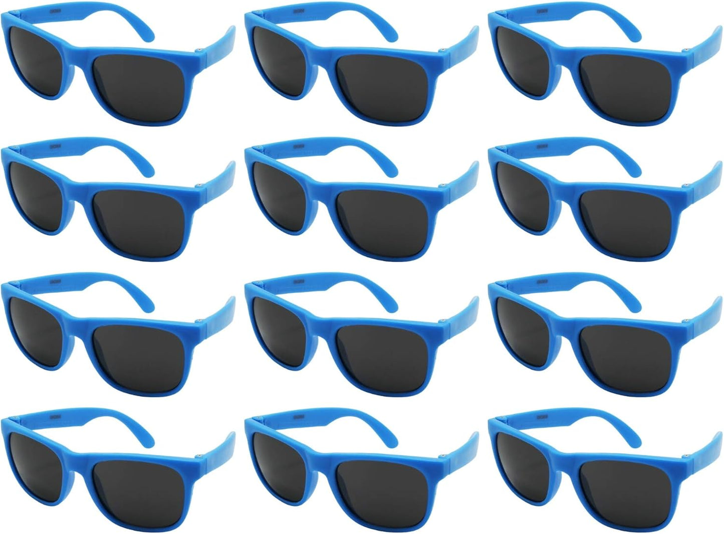 EDGEIWEAR 80s Neon Party Sunglasses for Adult Party Favors with CPSIA certified-Lead(Pb) Content Free