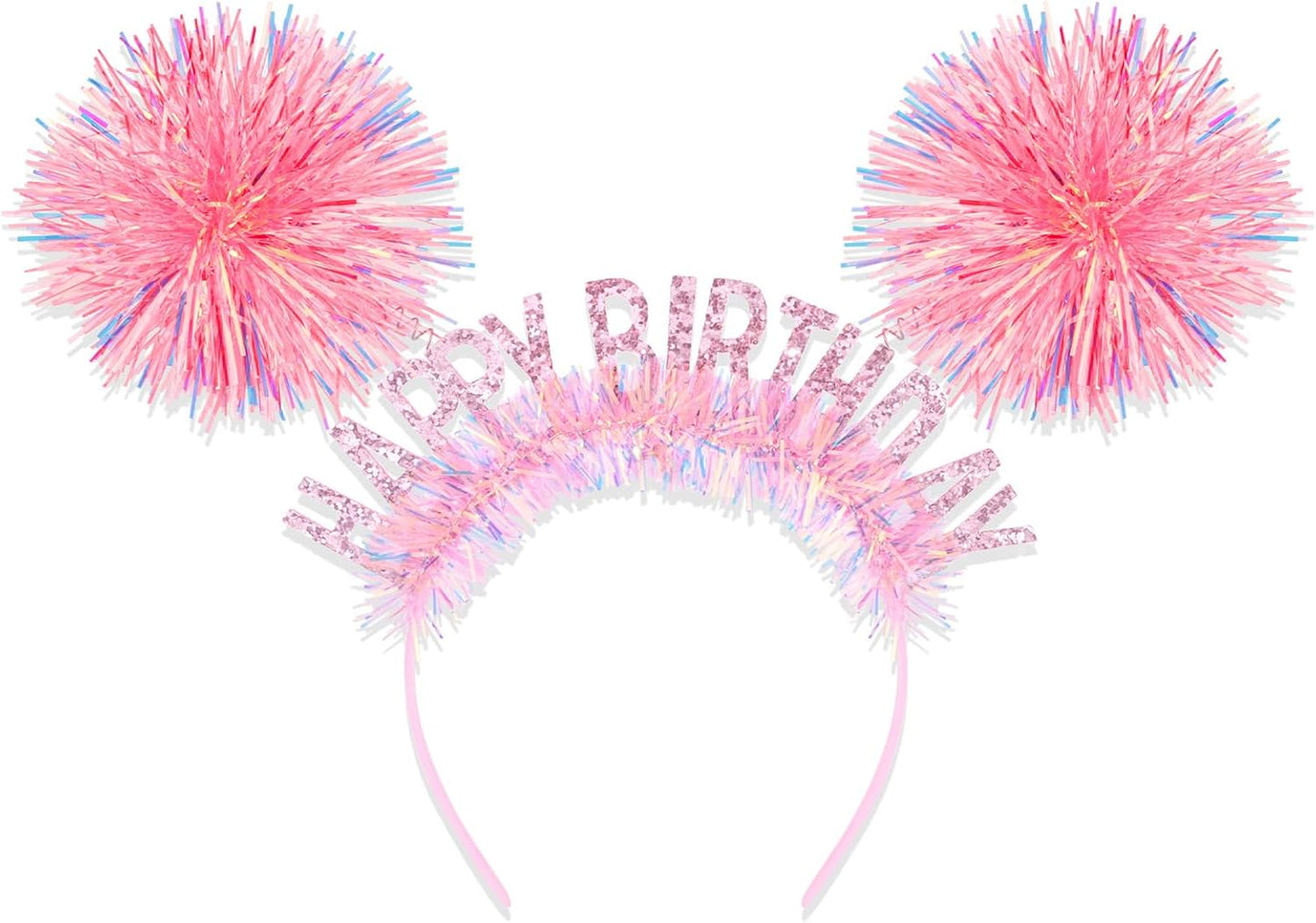 CAVETEE Happy Birthday Crown and Tiara for Women & Girls Party Decorations Gifts