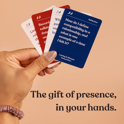 Partners are Human | 140 Conversation Cards to Help Deepen Romantic Relationships | Card Game for Bonding & Communication | Therapy for Adults