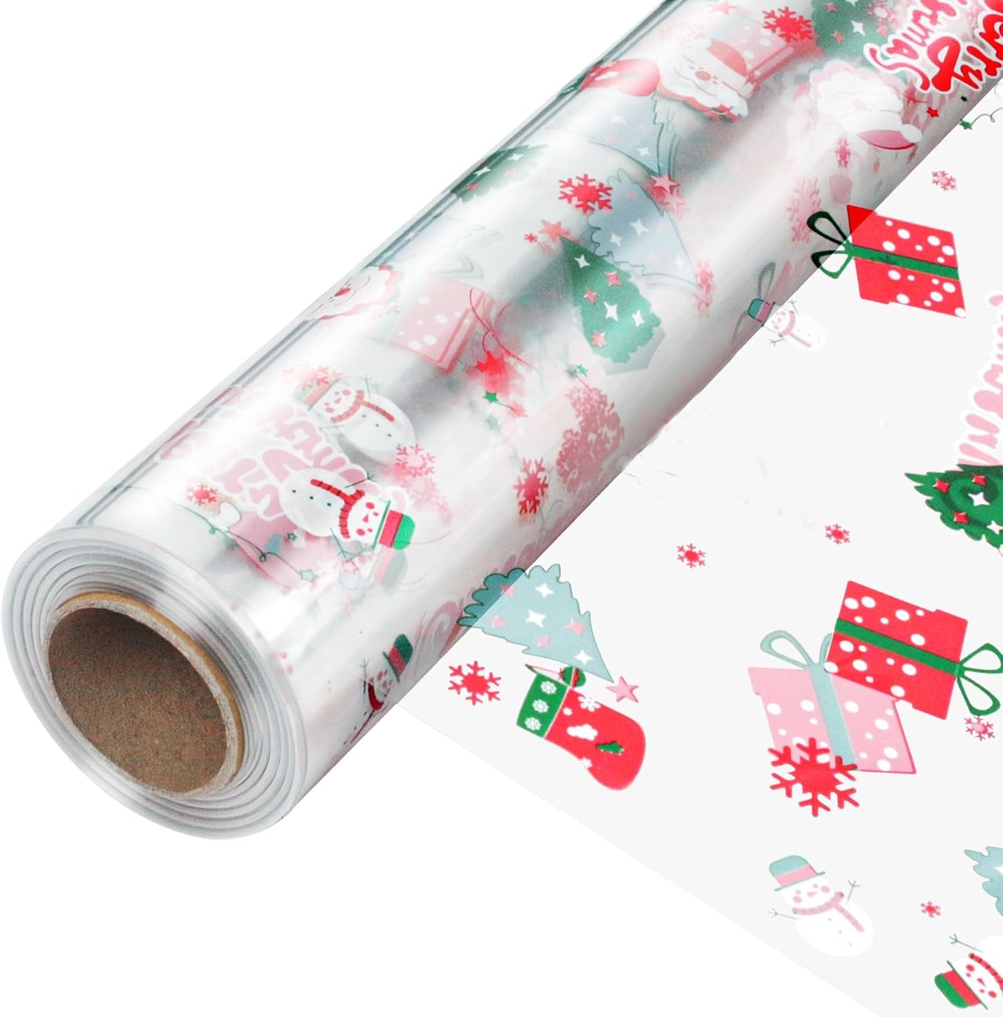 JOYIT 100 ft Clear Cellophane Wrap Roll (31.5 in x 100 ft) - 3 Mil Thicken Cellophane Roll,Cellophane Bags Large,Wrapping Paper for Flower Gift Baskets Wrap (31.5" fold into 16")