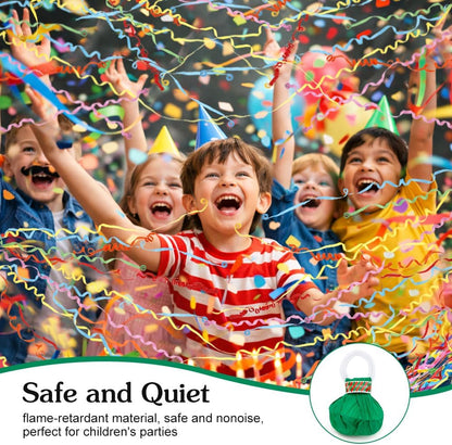No Mess Streamers,16 Pack Hand Throw Streamers Colorful Party Streamer Poppers No Mess Confetti Poppers Party Poppers for Graduation Birthday Wedding Retirement Celebrations Baby Shower Party Favors