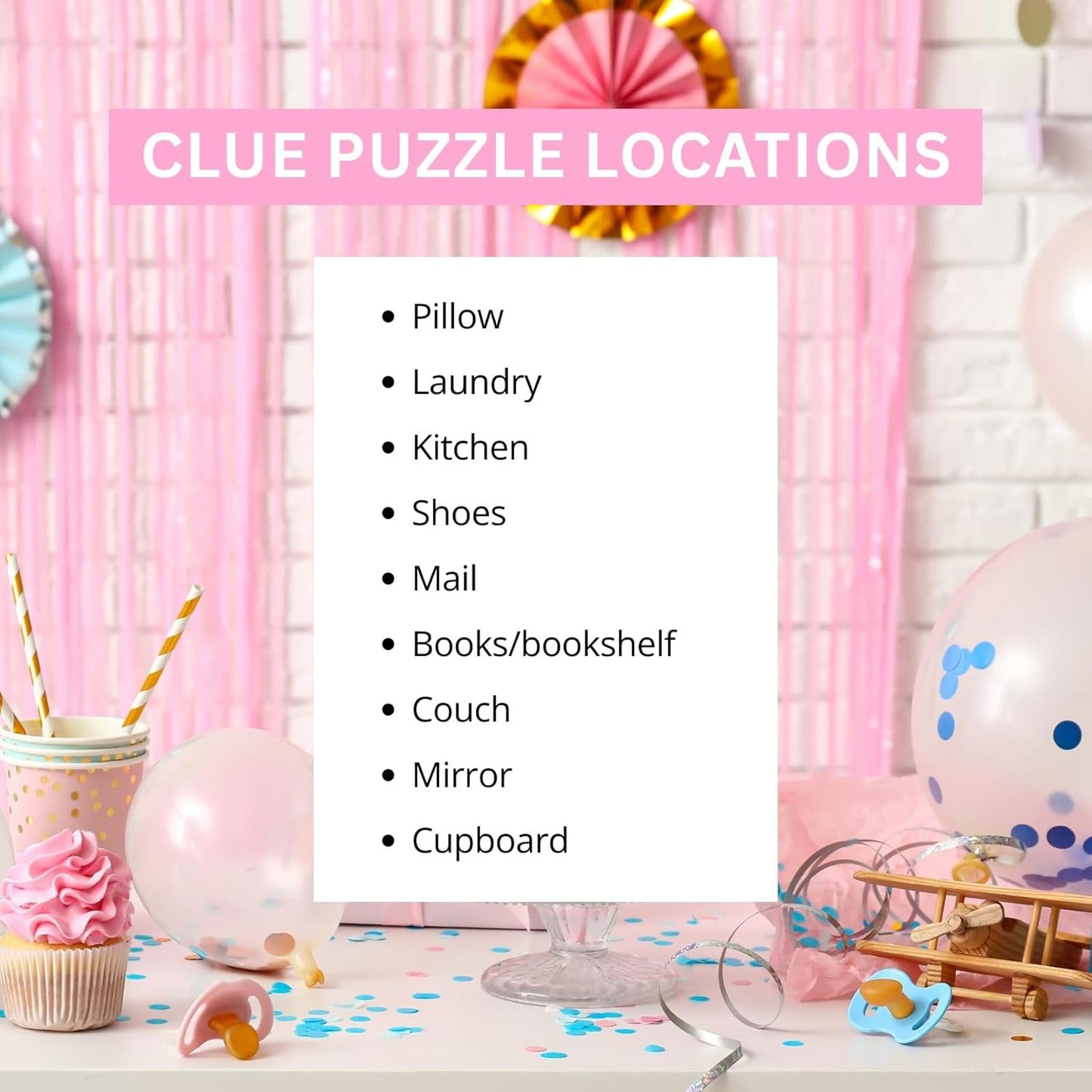 Gender Reveal Scavenger Hunt