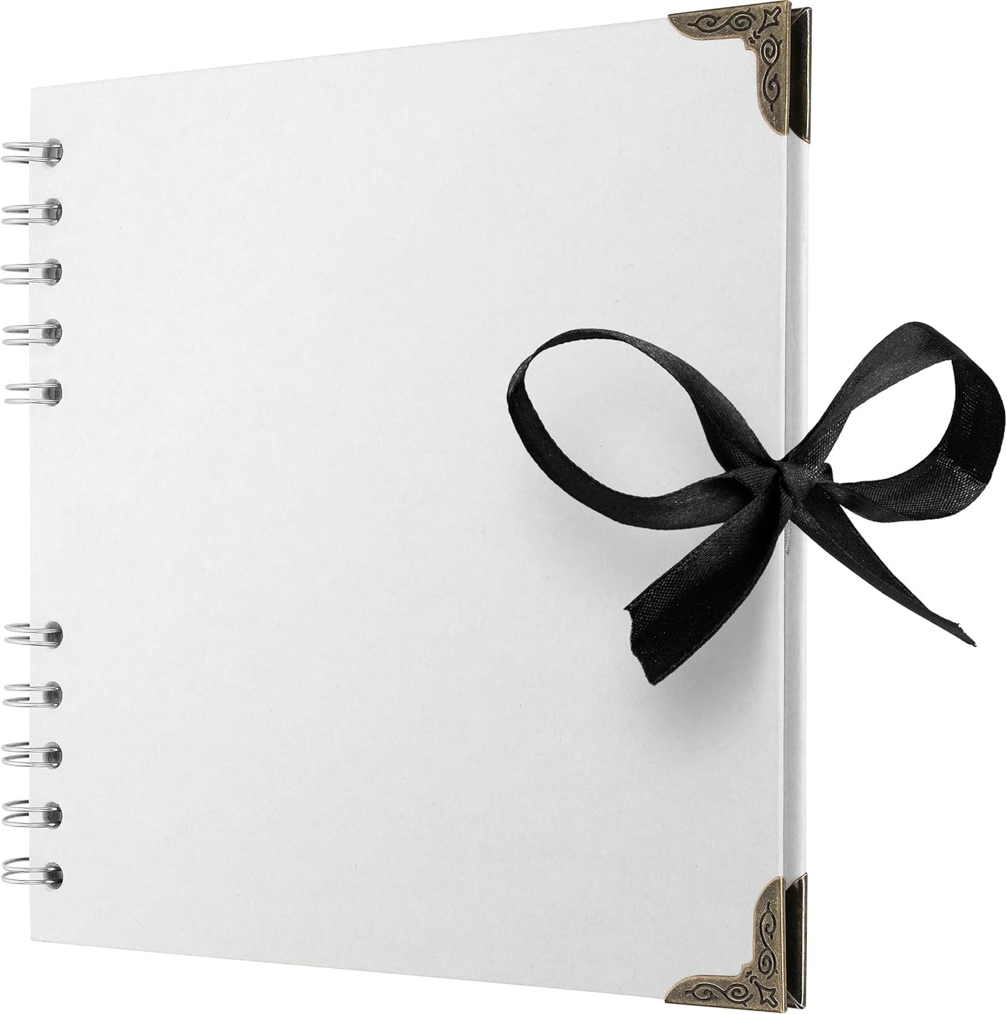 Bstorify Scrapbook Album 60 Pages (8 x 8 Inch) Brown Thick 200gsm Kraft Paper, Photo Album Scrapbook, Memory Book - Ideal for Your Scrapbooking Albums Art & Craft Projects