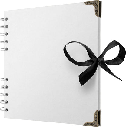 Bstorify Scrapbook Album 60 Pages (8 x 8 Inch) Brown Thick 200gsm Kraft Paper, Photo Album Scrapbook, Memory Book - Ideal for Your Scrapbooking Albums Art & Craft Projects