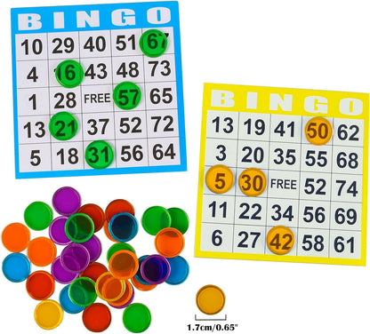 SEETOOOGAMES Bingo Paper Game Cards - 1 on Card - 1000 Sheets (200 Books of 5 Sheets)