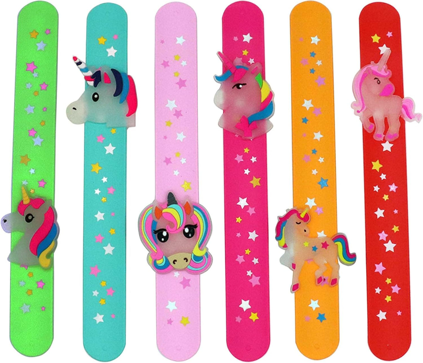 Cat Slap Bracelets for party- Silicone Wristbands Adjustable Party Favors, Classroom Prizes, Carnival Games - Birthday Gifts for Adults(6Pack)-LOCHSOEL