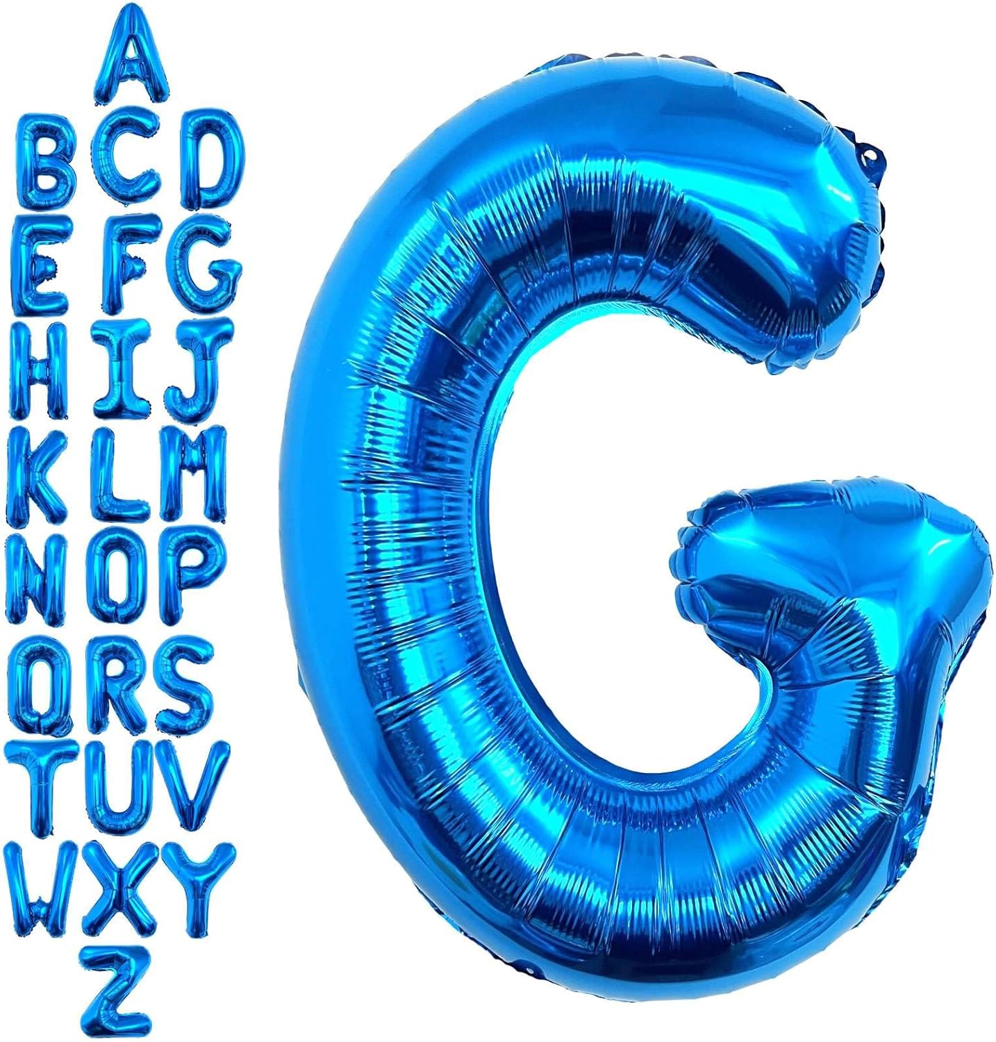 40 Inch Blue Letter A Balloons, DIY Phrase Foil Alphabet Letter A Balloons DIY Word A Banner for Birthday Anniversary Celebration Graduation Party Supplies Decoration